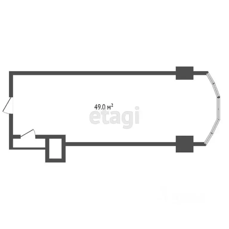 Офис в Тюменская область, Тюмень ул. Максима Горького, 44 (49 м) - Фото 1