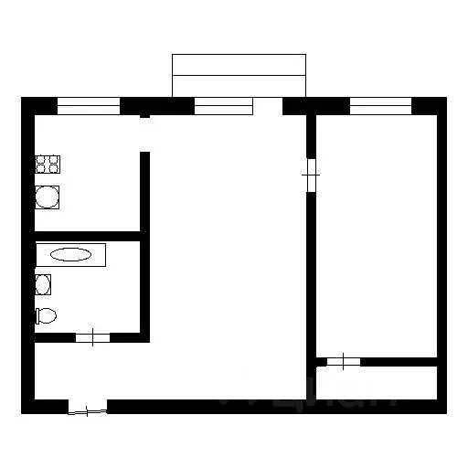 2-к кв. Татарстан, Альметьевск ул. Ленина, 89 (46.0 м) - Фото 1