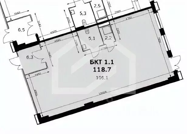 Помещение свободного назначения в Москва Сидней Сити жилой комплекс, ... - Фото 2