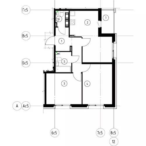 2-комнатная квартира: Омск, микрорайон Зелёная Река, 11 (65.7 м) - Фото 1