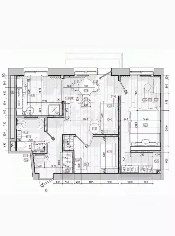 2-к кв. Калининградская область, Калининград ул. Александра Невского, ... - Фото 1