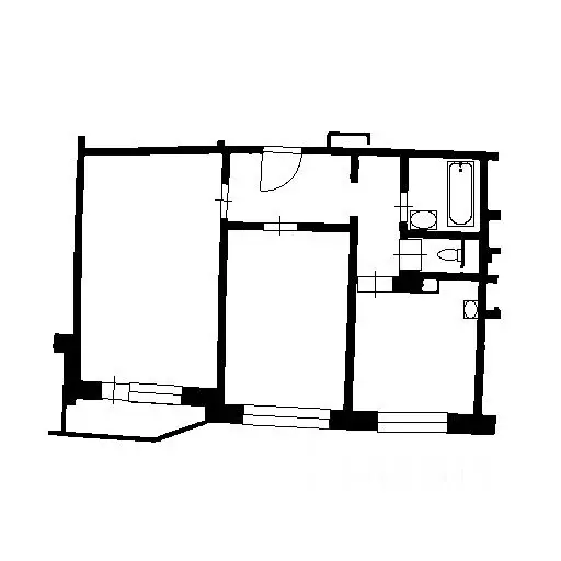 2-к кв. Московская область, Дзержинский Угрешская ул., 18 (51.2 м) - Фото 2