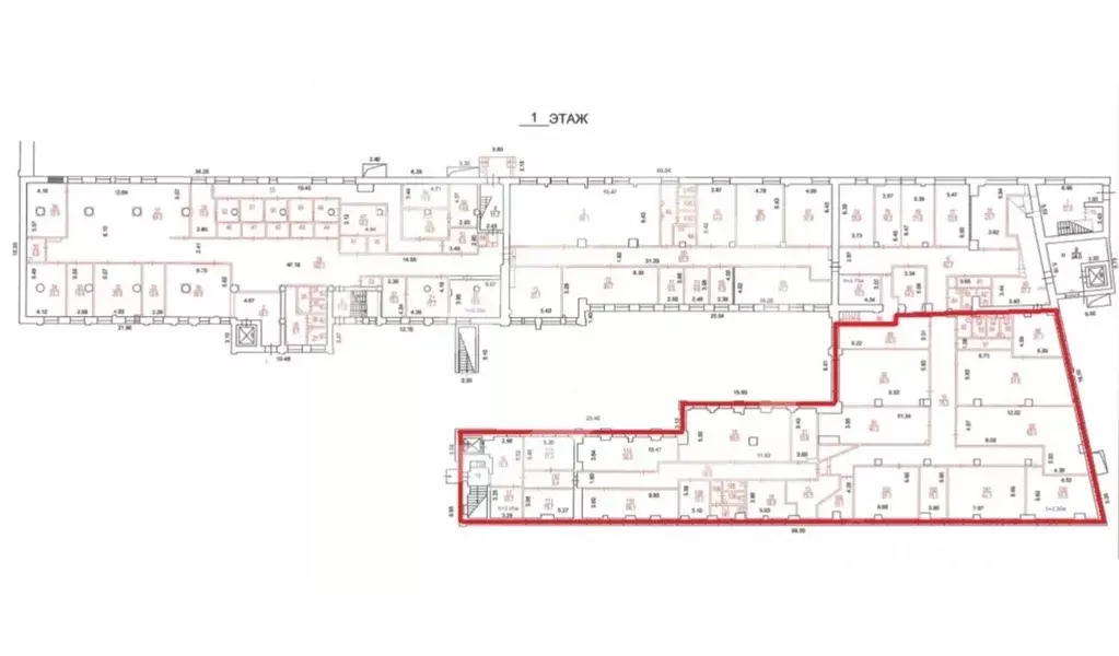 Помещение свободного назначения в Москва ул. Шаболовка, 31А (802 м) - Фото 2