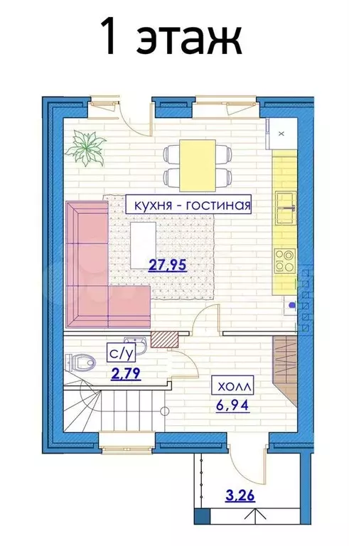 Таунхаус 72 м на участке 2 сот. - Фото 0