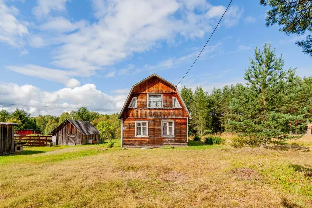 Дом в Карелия, Пряжинский район, пос. Матросы Набережная ул., 12В (45 ... - Фото 1
