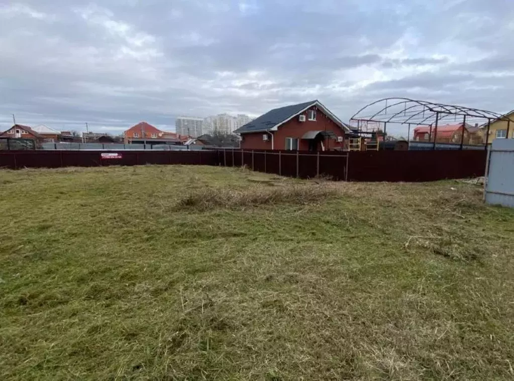 Участок в Краснодарский край, Краснодар Северный мкр, ул. Брестская ... - Фото 1