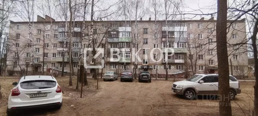 2-к кв. Ивановская область, Иваново Новосельская ул., 10 (40.8 м) - Фото 0