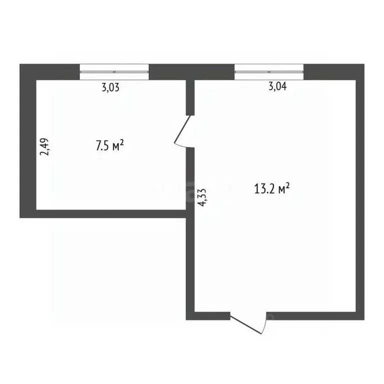 2-к кв. Амурская область, Благовещенск 2-й мкр, ул. Кантемирова, 13В ... - Фото 2
