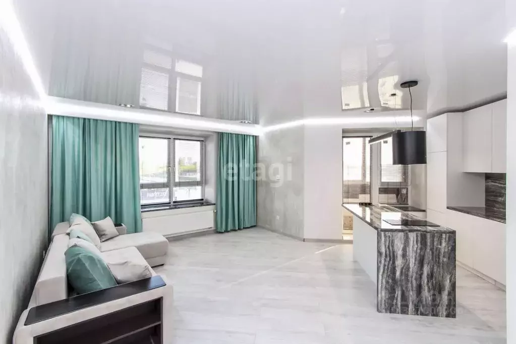 Студия Тюменская область, Тюмень ул. Тимофея Кармацкого, 11 (41.0 м) - Фото 1