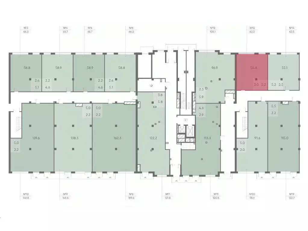 Офис в Санкт-Петербург Партизанская ул., 5 (63 м) - Фото 2