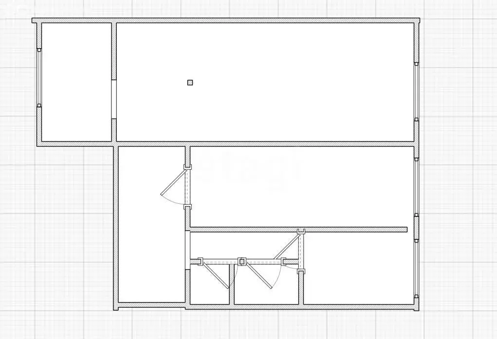 3-комнатная квартира: посёлок городского типа Ветлужский, переулок ... - Фото 1