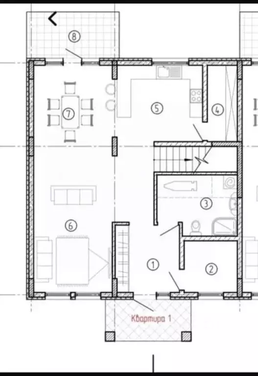 Таунхаус в Краснодарский край, Новороссийск городской округ, с. ... - Фото 2
