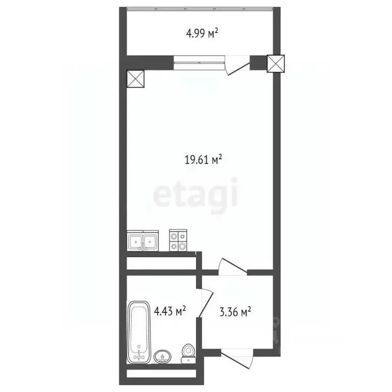 Студия Саха (Якутия), Якутск ул. Петра Алексеева, 72/1 (30.0 м) - Фото 2