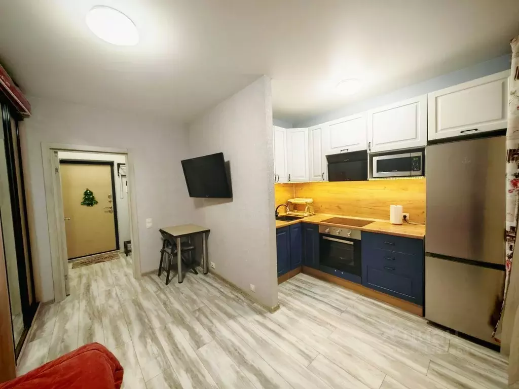 Студия Санкт-Петербург ул. Оптиков, 34К1 (22.4 м) - Фото 1