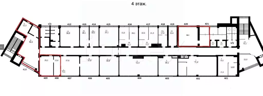 Офис в Москва Большая Почтовая ул., 26С1 (233 м) - Фото 1