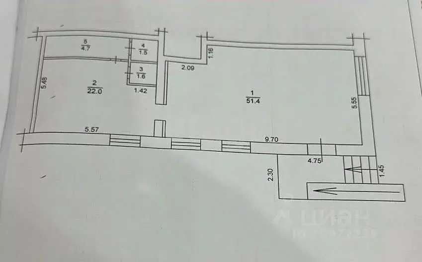 Помещение свободного назначения в Башкортостан, Стерлитамак ул. ... - Фото 1