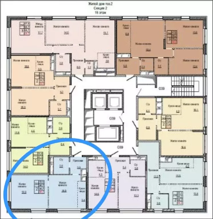 1-к кв. Московская область, Долгопрудный Парковая ул., 42 (44.7 м) - Фото 2