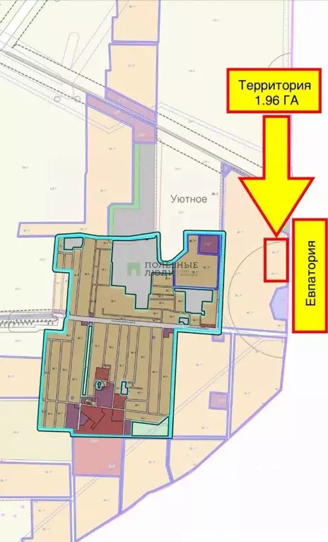 Участок в Крым, Сакский район, с. Уютное ул. Садовая (1.95 сот.) - Фото 2