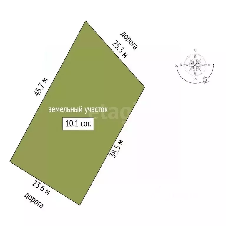 Участок в Крым, Кировский район, Первомайское с/пос, с. Изюмовка ул. ... - Фото 2