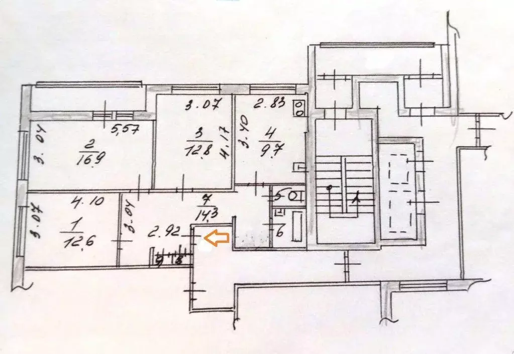 Квартира, 3 комнаты, 70.8 м - Фото 0