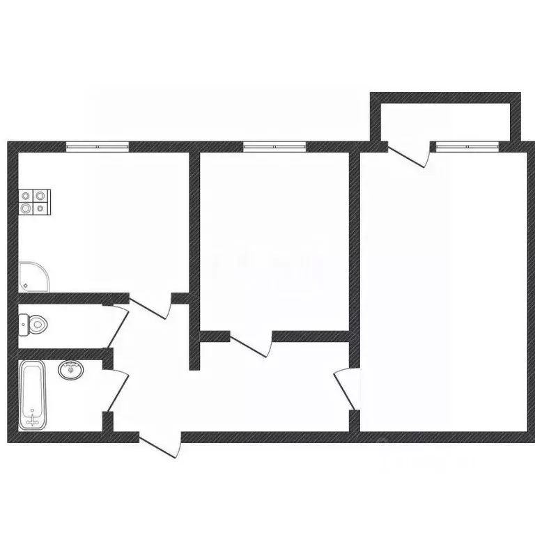 2-к кв. Алтайский край, Бийск Социалистическая ул., 60/1 (54.0 м) - Фото 2