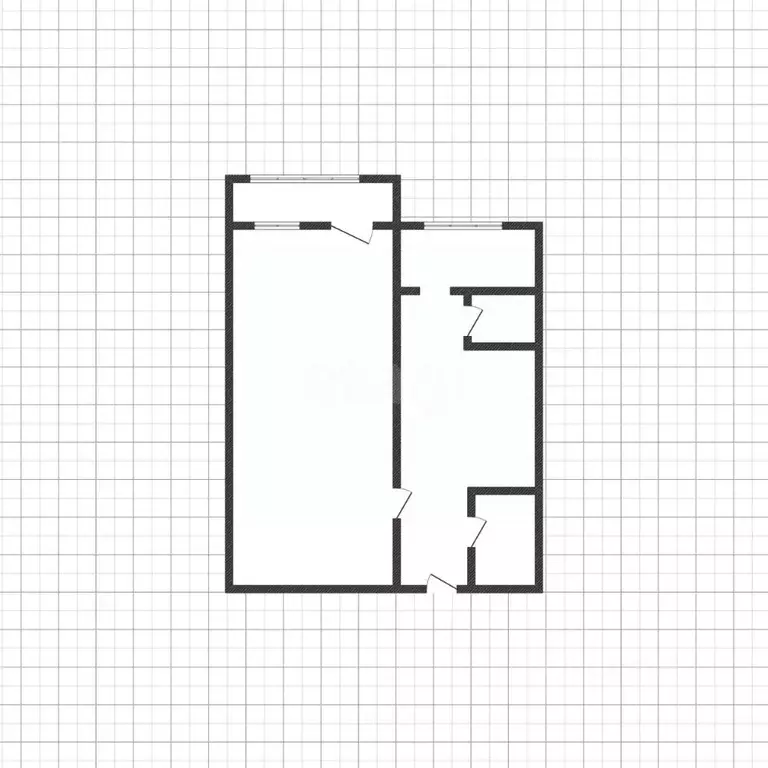 1-к кв. Курская область, Курск Фестивальная ул., 17 (31.0 м) - Фото 2