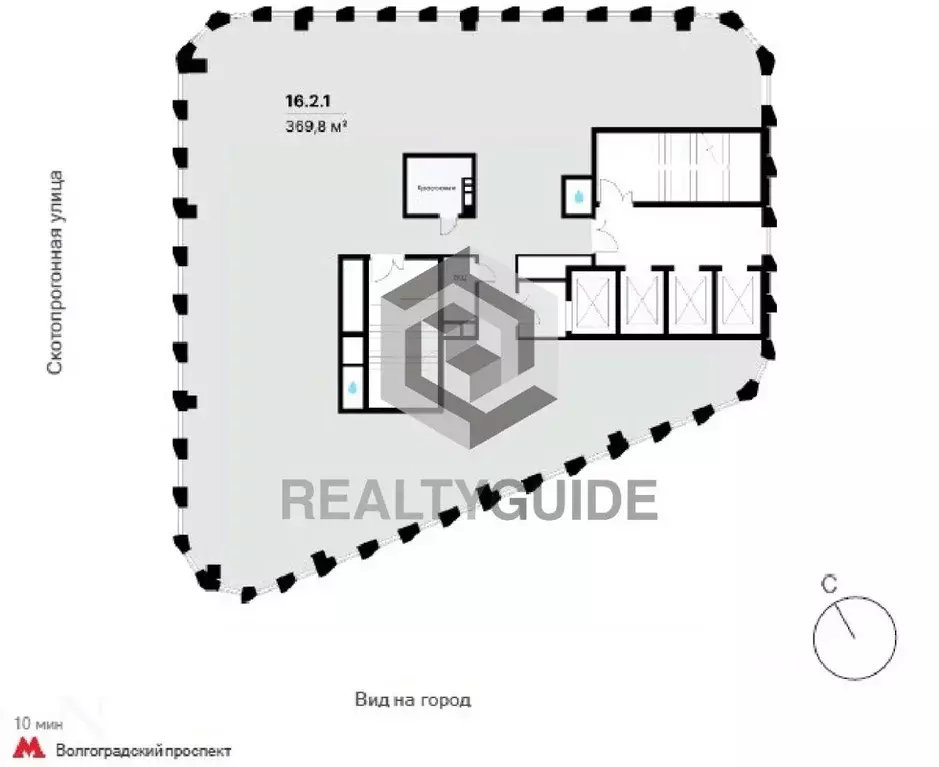 Офис в Москва Автомобильный проезд, 2 (370 м) - Фото 0