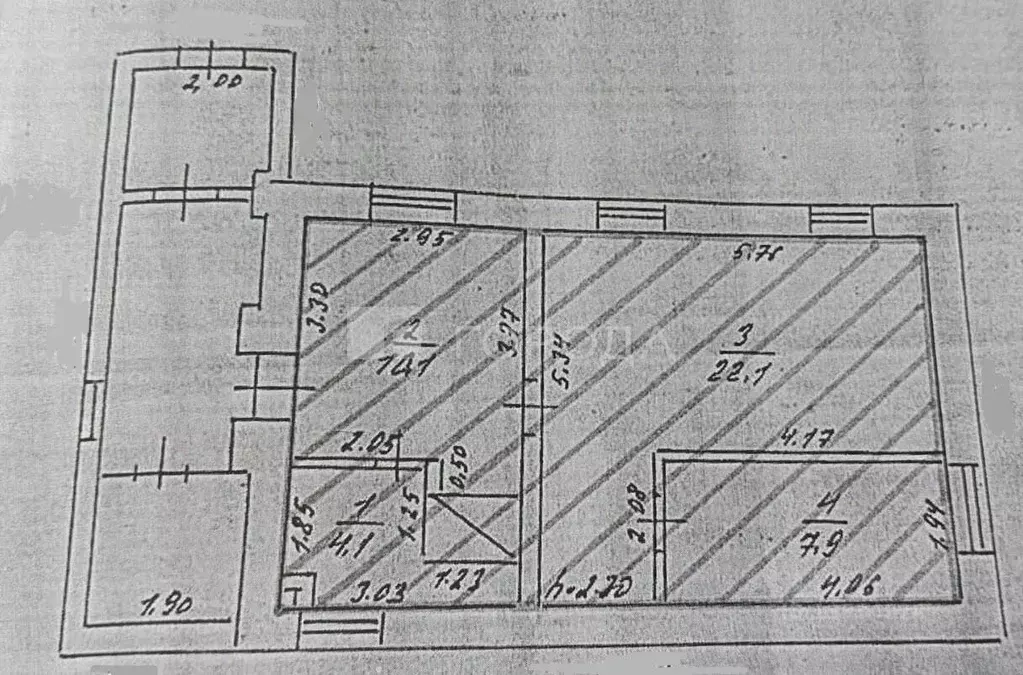 Дом в Алтайский край, Барнаул ул. Никитина, 91А (48 м) - Фото 1