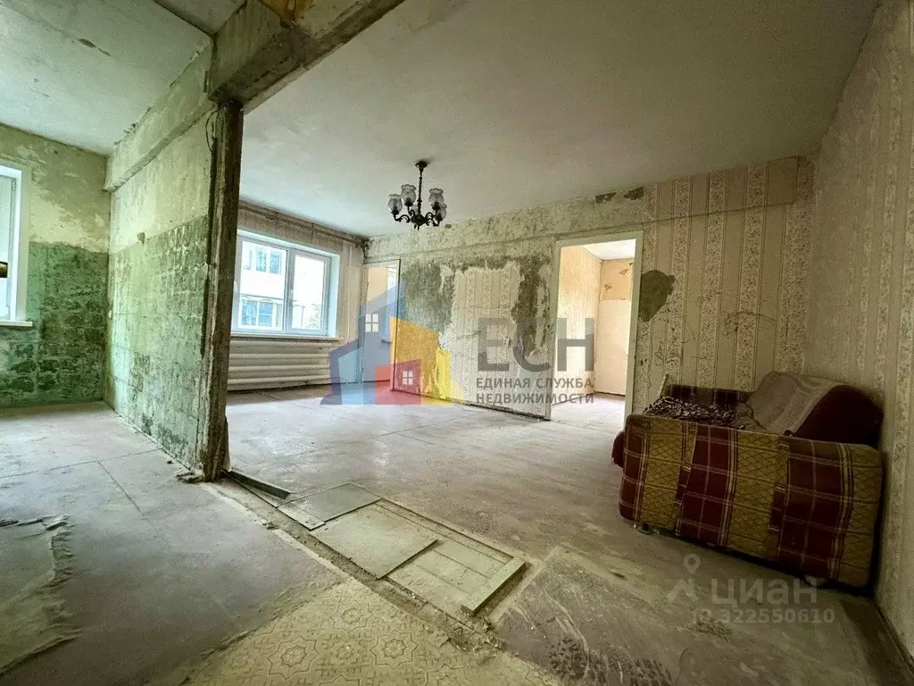 3-к кв. Тульская область, Белев Рабочая ул., 56 (47.4 м) - Фото 1