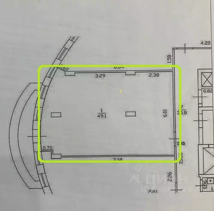Офис в Нижегородская область, Нижний Новгород Советская ул., 18Б (49 ... - Фото 2