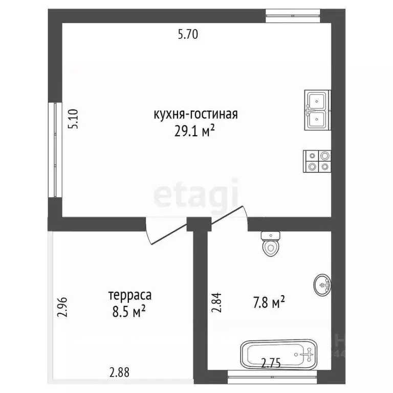 Дом в Свердловская область, Слободо-Туринский район, Усть-Ницинское ... - Фото 2