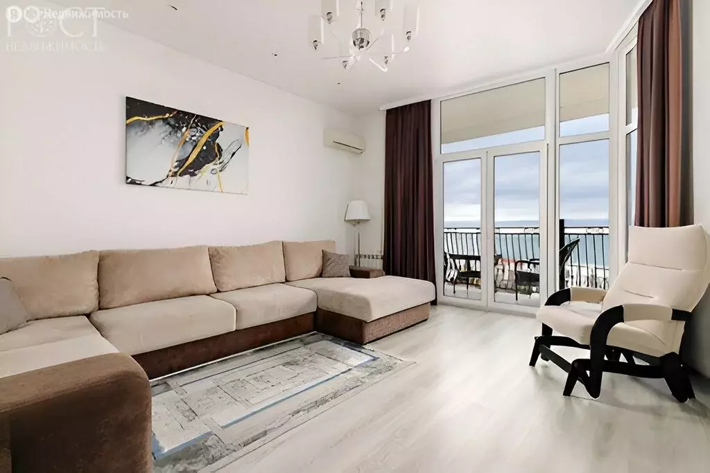 3-комнатная квартира: Сочи, Звёздная улица, 19 (73.2 м) - Фото 2