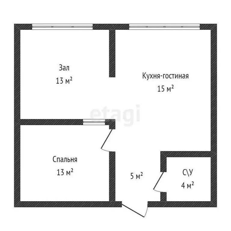 1-комнатная квартира: Махачкала, Грязелечебная улица, 48Ак3 (55 м) - Фото 1