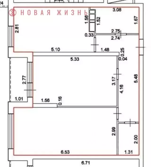 2-к кв. Самарская область, Самара Советская ул., 89Б (69.0 м) - Фото 2
