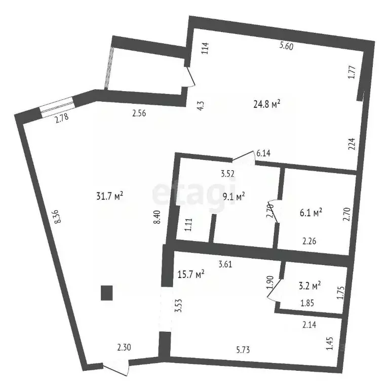 Студия Краснодарский край, Геленджик Крымская ул., 3к2 (92.0 м) - Фото 1