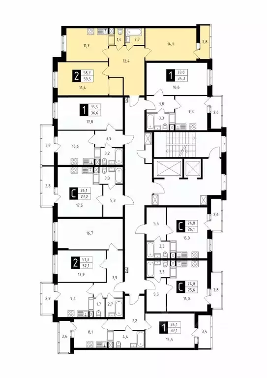 2-к кв. Московская область, Подольск Красная Горка мкр, ул. Садовая, ... - Фото 1