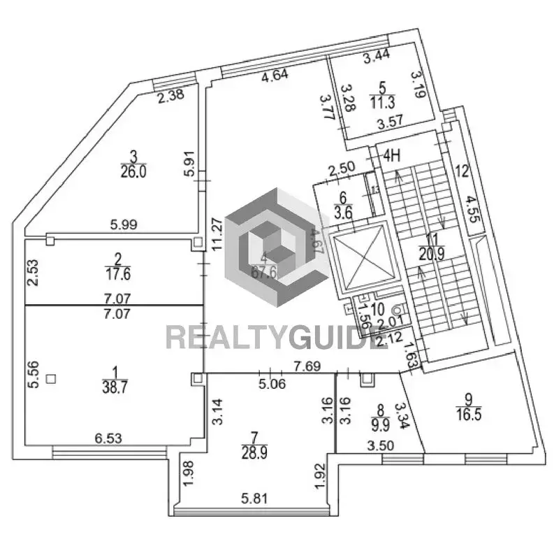 Офис (247.3 м) - Фото 2