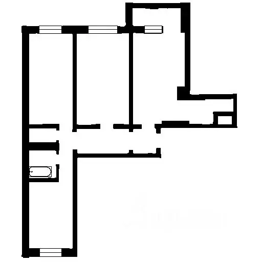 3-к кв. Челябинская область, Челябинск Университетская Набережная ул., ... - Фото 2