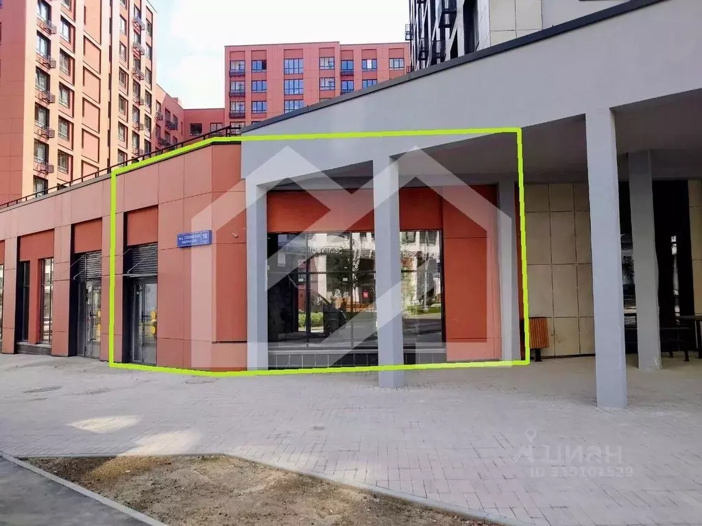 Торговая площадь в Москва № 160 кв-л, 1Вк4 (60 м) - Фото 1