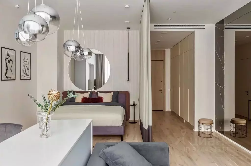 Студия Москва 1-й Красногвардейский проезд, 22с1 (50.0 м) - Фото 2