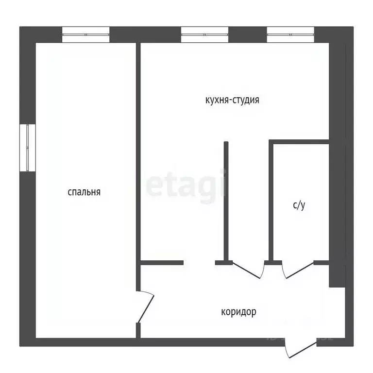 2-к кв. Красноярский край, Красноярск Рейдовая ул., 43 (42.7 м) - Фото 1