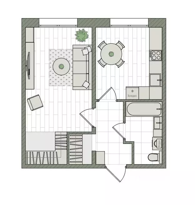 1-к кв. Кировская область, Киров бул. Прибрежный, 6 (39.6 м) - Фото 1