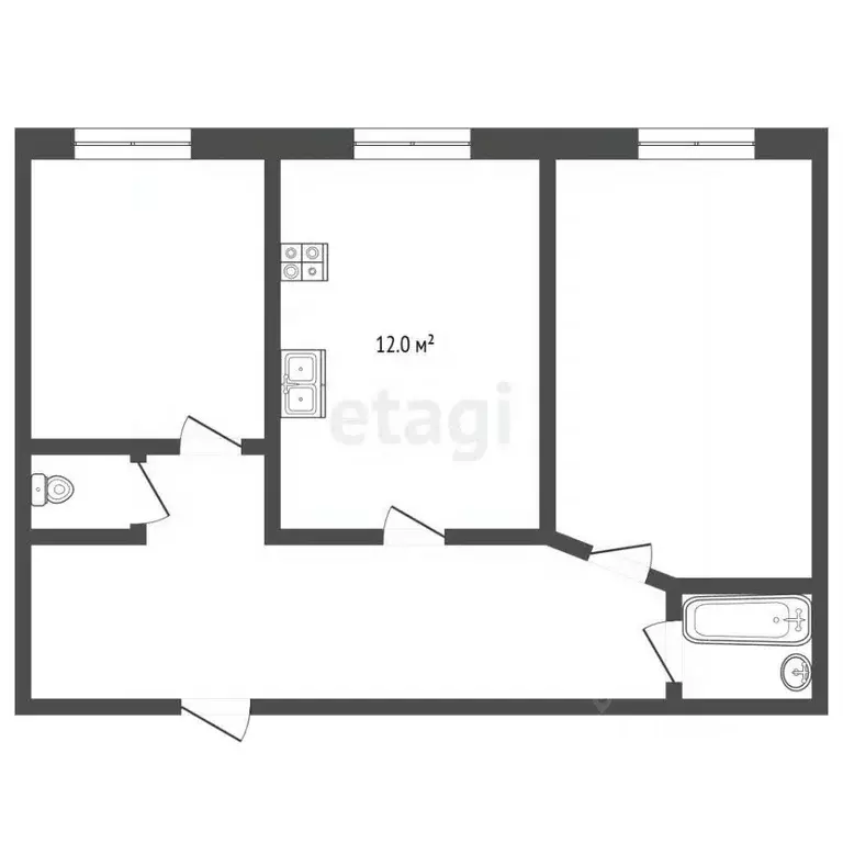 2-к кв. Ставропольский край, Лермонтов Солнечный проезд (58.8 м) - Фото 2