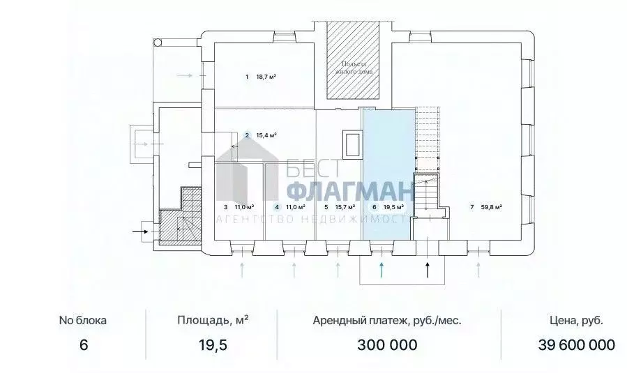 Помещение свободного назначения в Москва Бауманская ул., 33/2С3 (20 м) - Фото 2