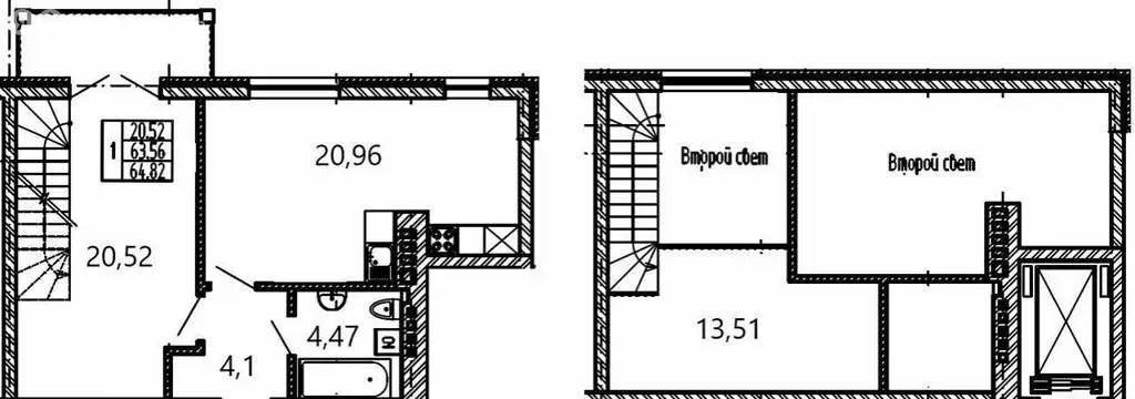 1-комнатная квартира: Калининград, Третьяковская улица, 13А (65 м) - Фото 0