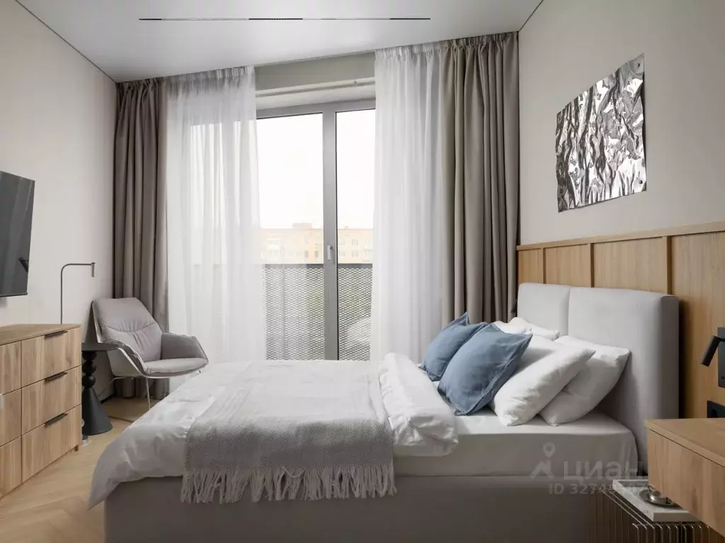 Студия Москва ул. Даниловский Вал, 1А (34.0 м) - Фото 1