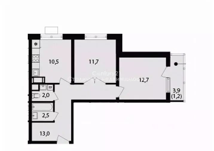 2-к кв. Москва ул. Берзарина, 32 (56.3 м) - Фото 1