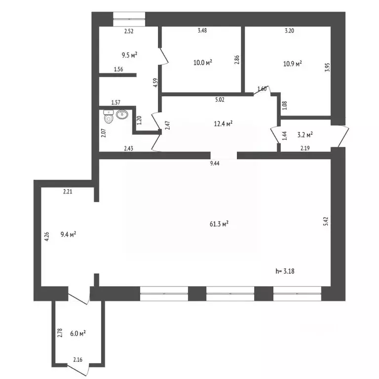 Помещение свободного назначения в Тюменская область, Тюмень ул. ... - Фото 2