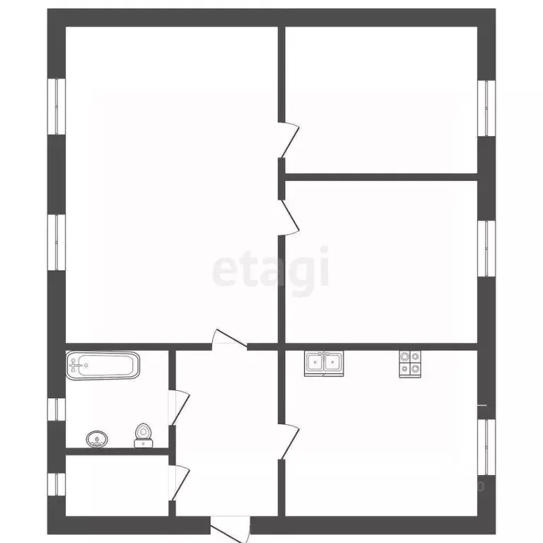 Дом в Тюменская область, Тюменский муниципальный округ, с. Горьковка ... - Фото 0