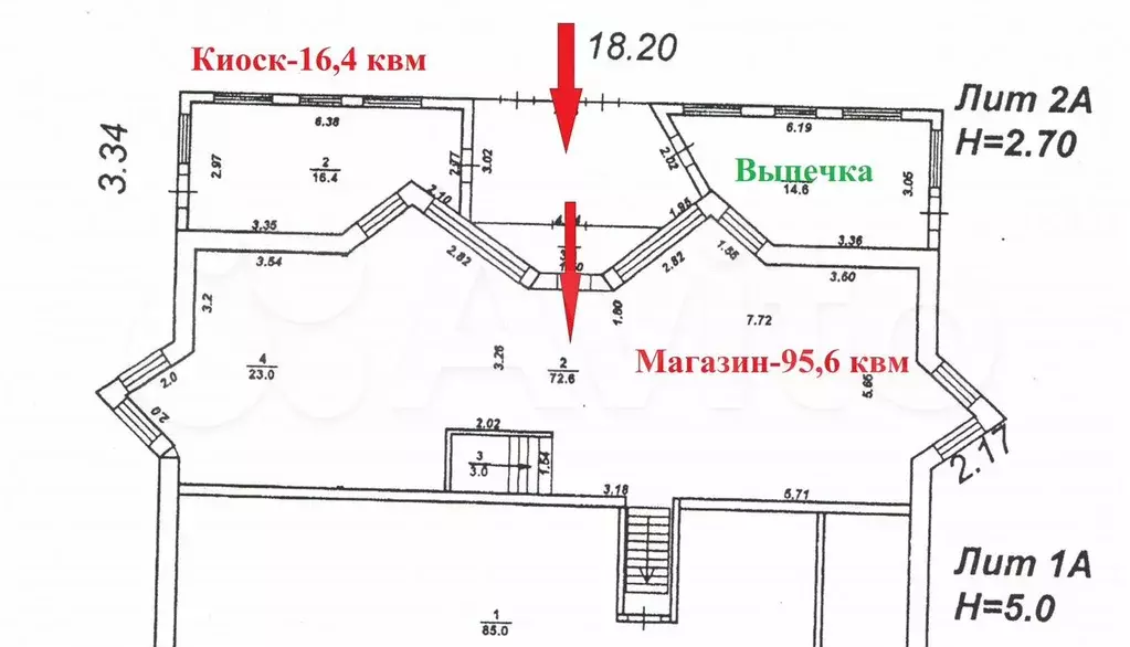Торговая площадь, 95.6 м - Фото 0